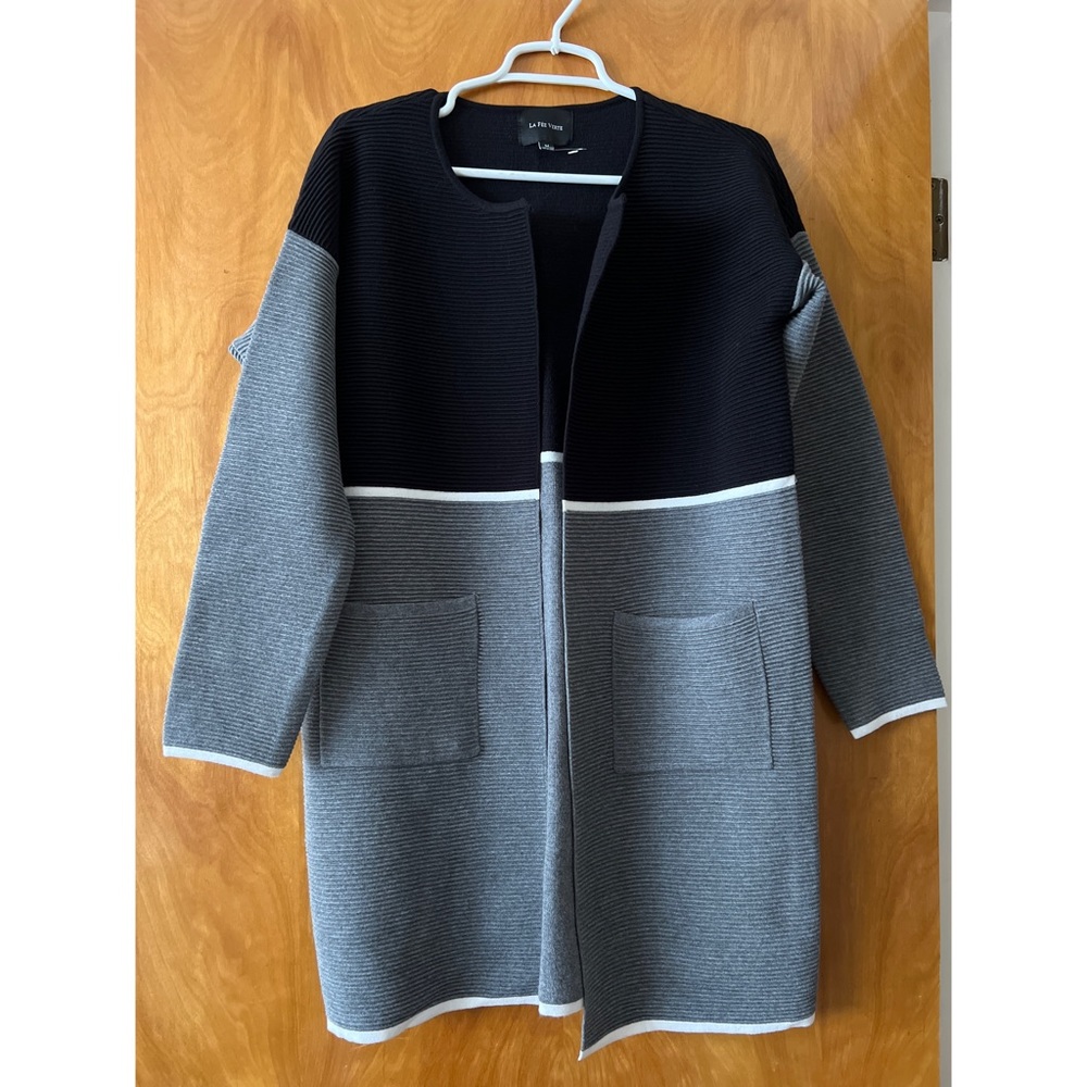 Anthropologie La Fee Verte Color Block Cardigan